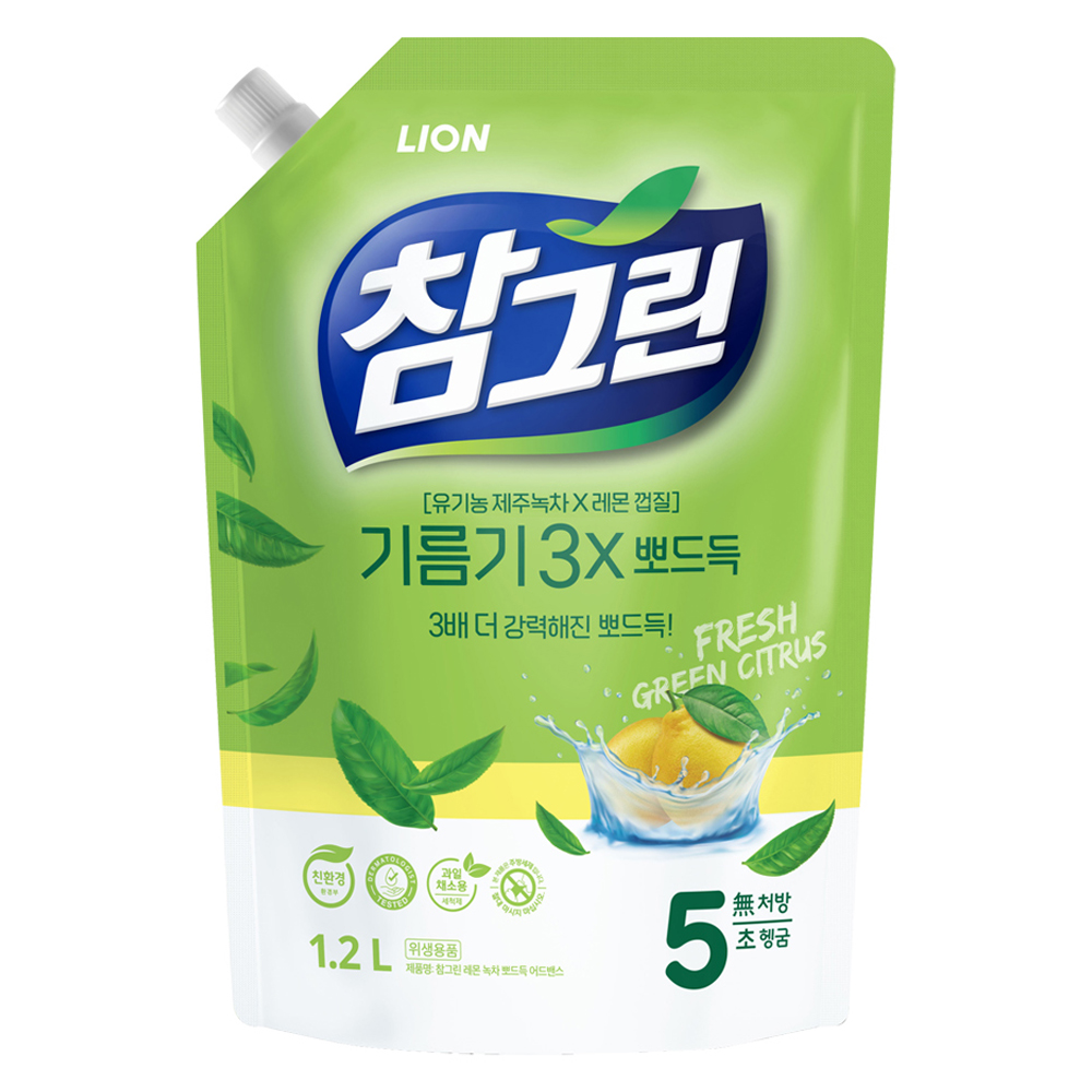 green tea chamgreen dish soap
